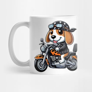 Biker Beagle Mug